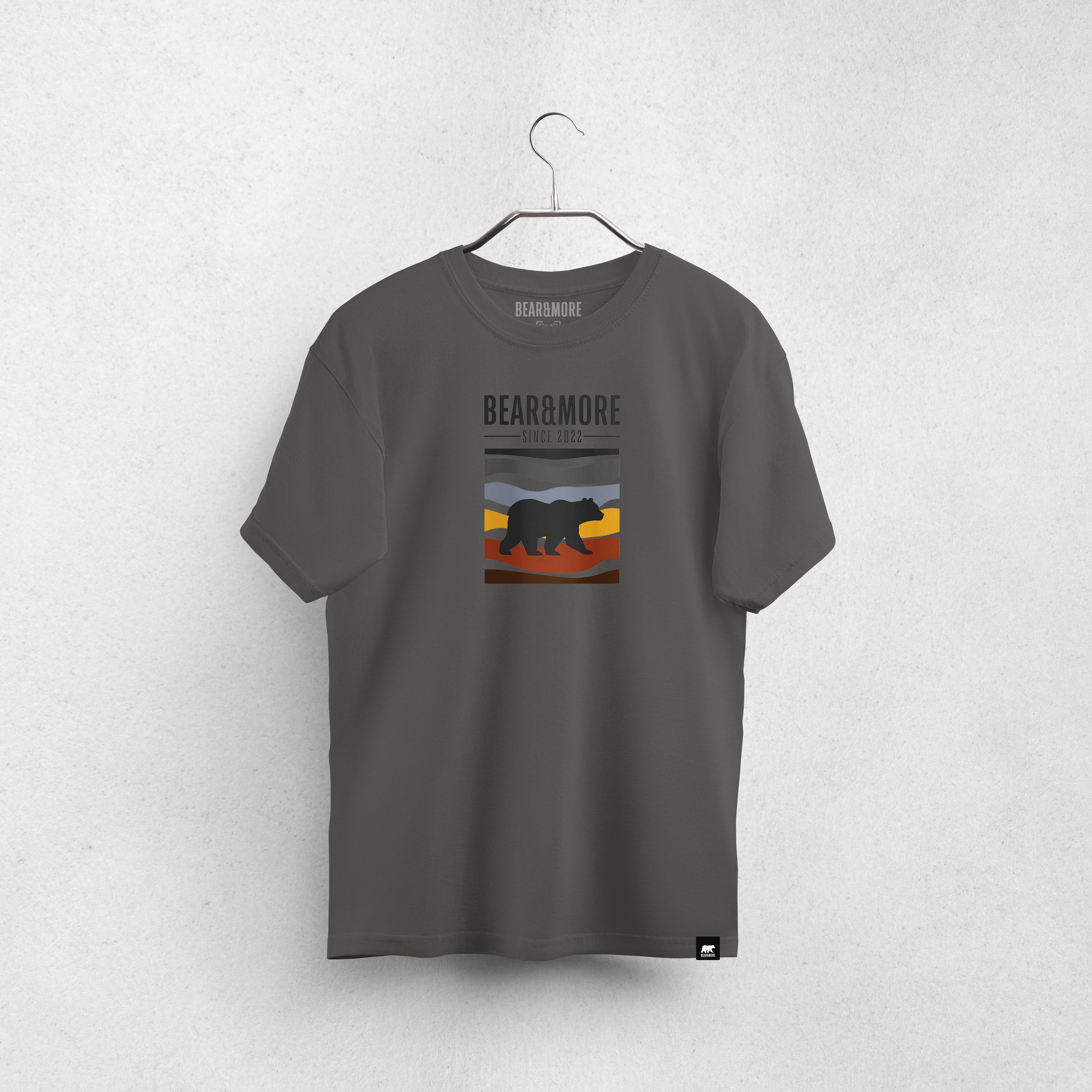 Sabbia Collection Ayılı T-Shirt No4 Gri