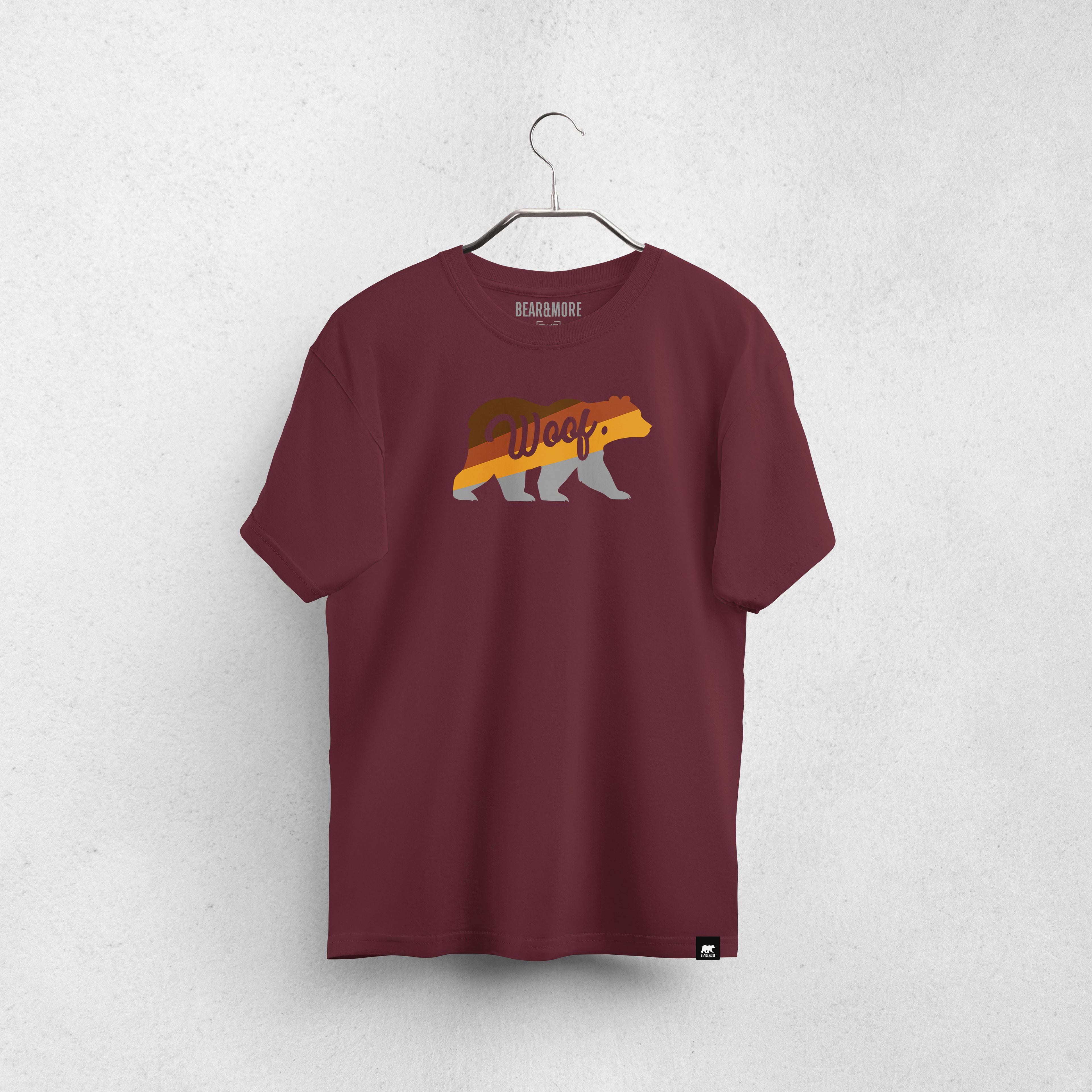 Woof in the Bear Renkli T-Shirt