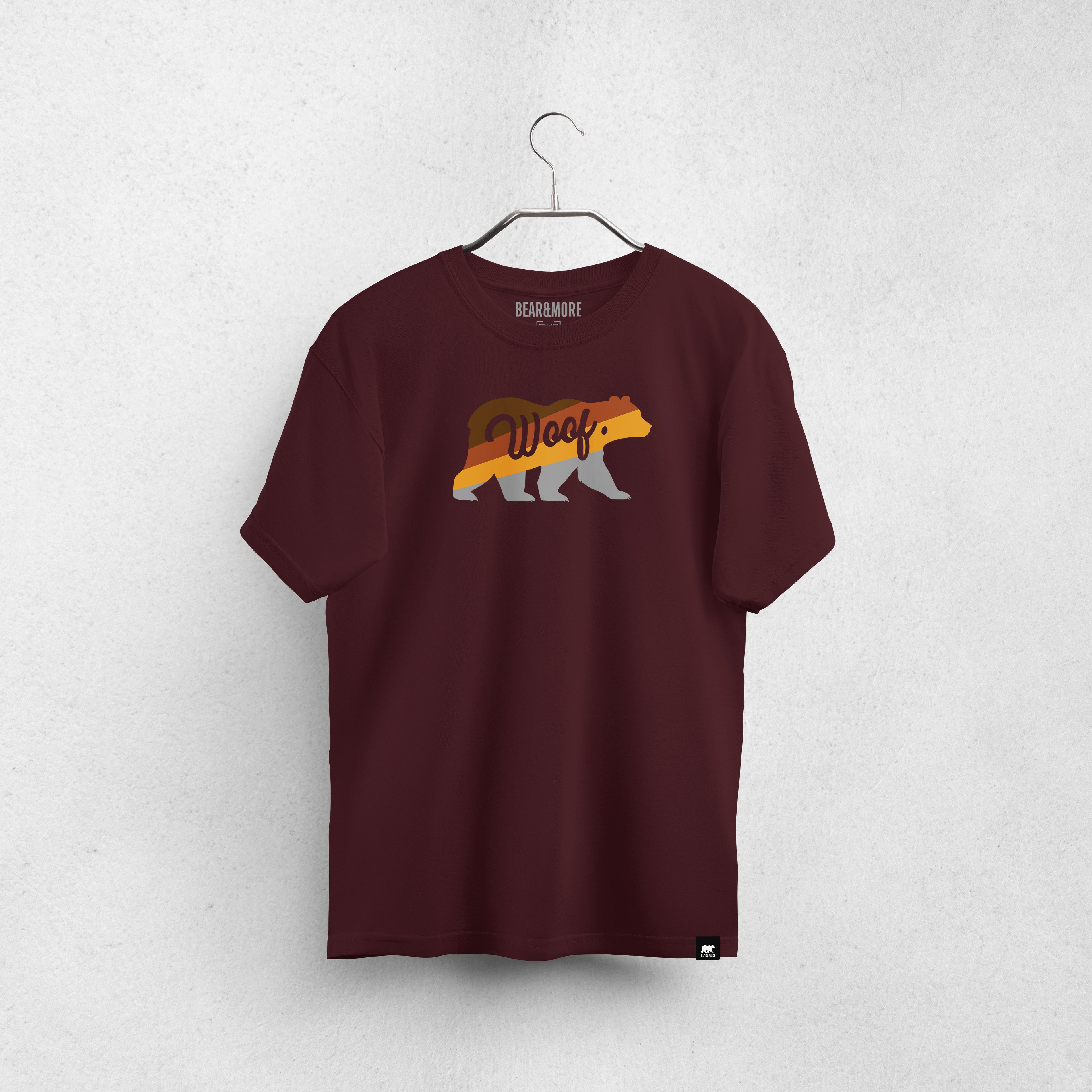 Woof in the Bear Renkli T-Shirt