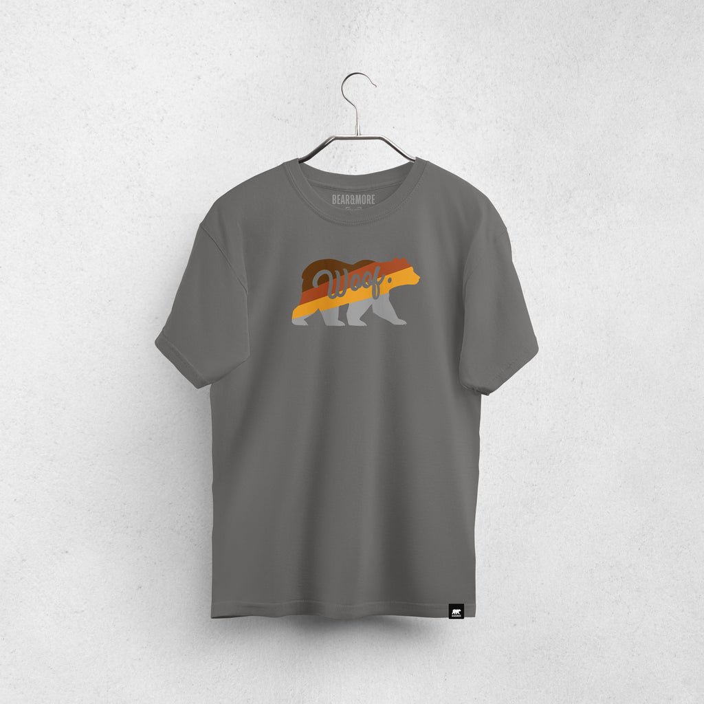 Woof in the Bear Renkli T-Shirt