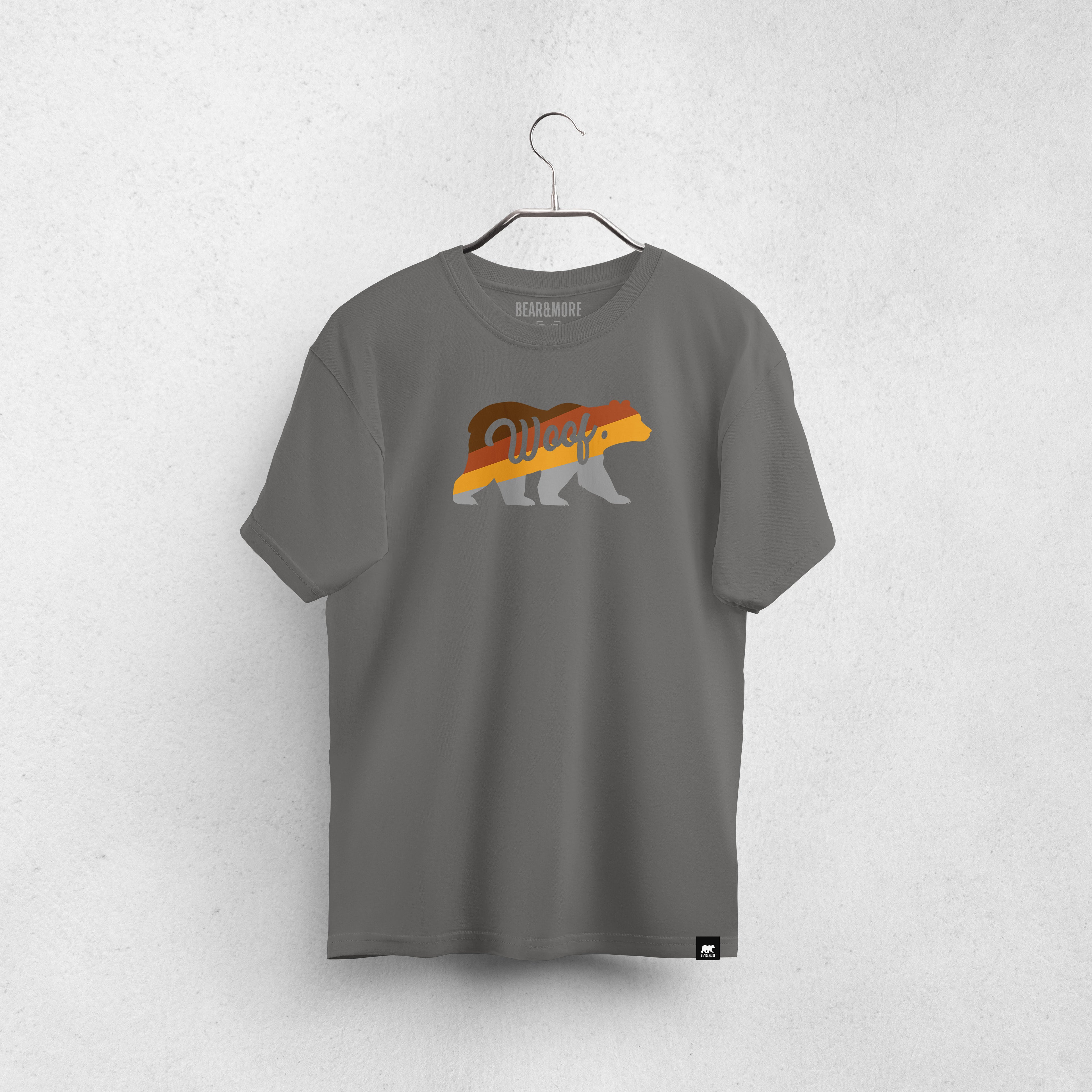 Woof in the Bear Renkli T-Shirt