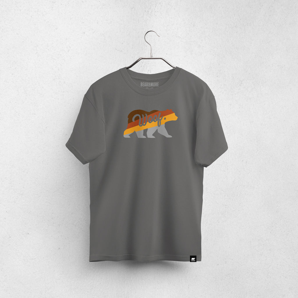 Woof in the Bear Renkli T-Shirt