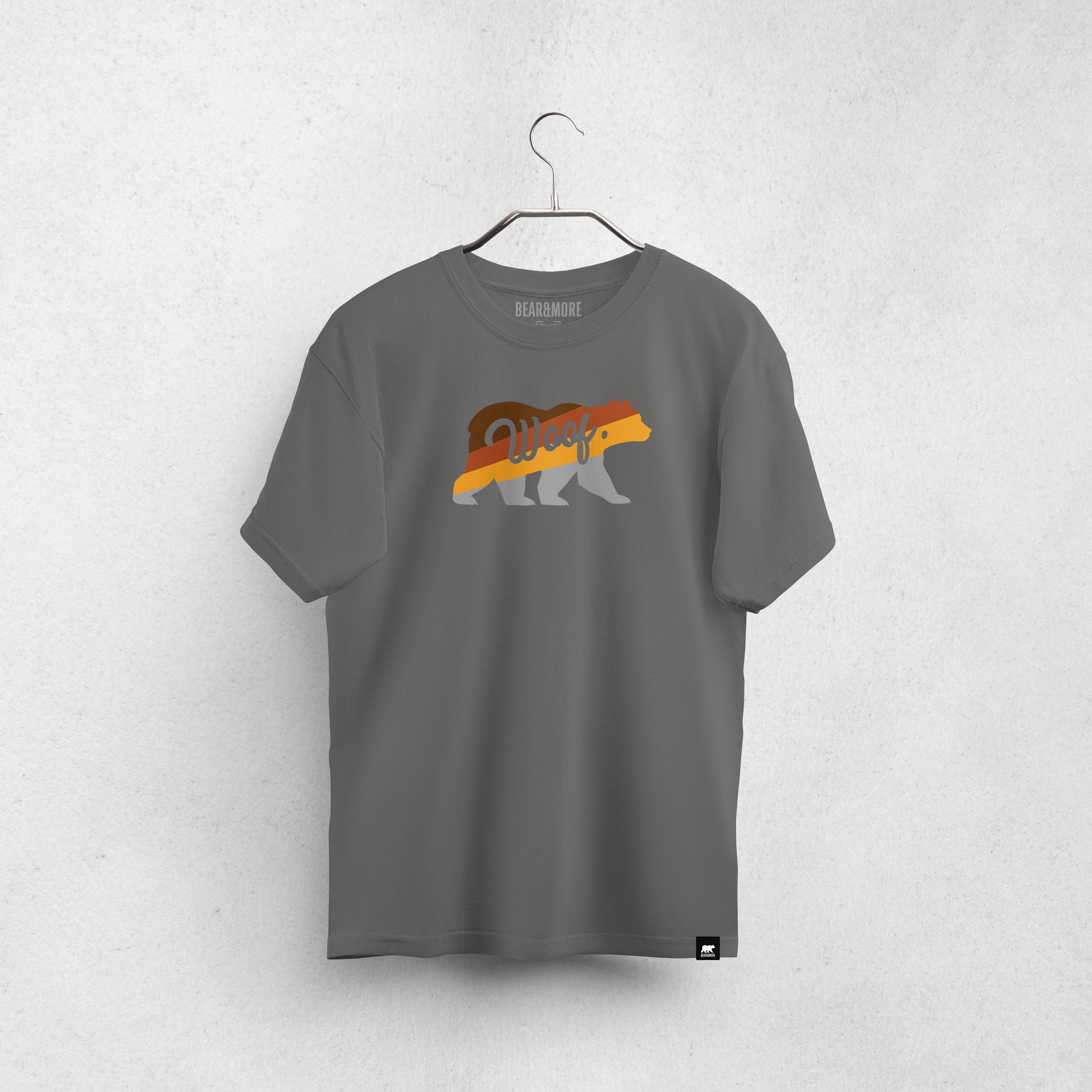 Woof in the Bear Renkli T-Shirt