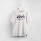 Heavy Looks, Soft Heart Expression T-Shirt Siyah