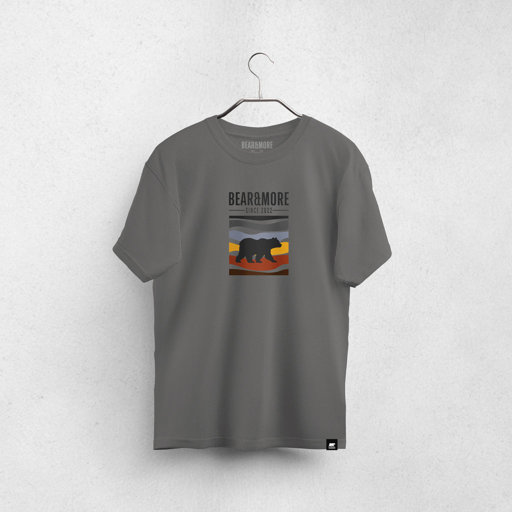 Sabbia Collection Ayılı T-Shirt No4 Gri