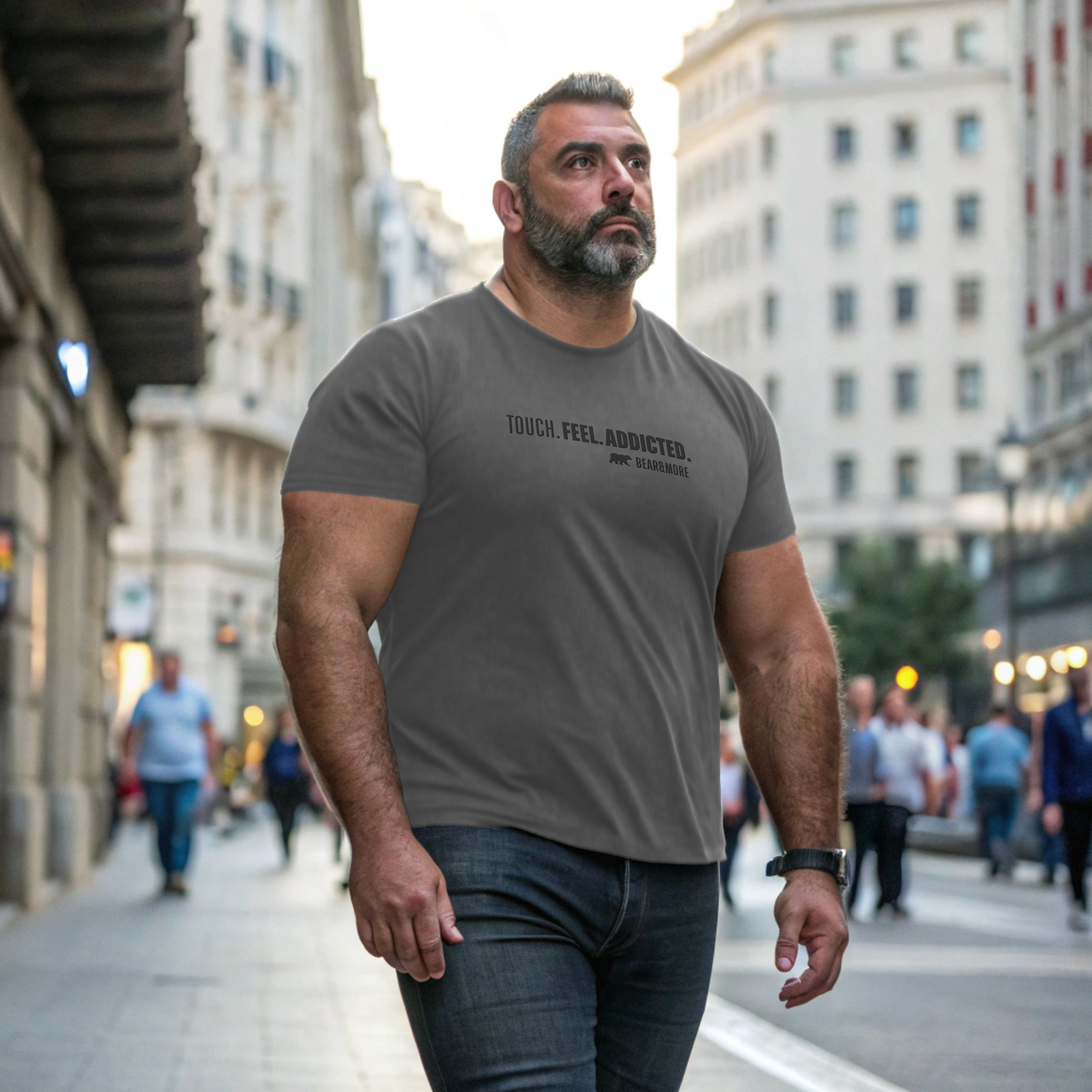Touch. Feel. Addicted. Expression T-Shirt