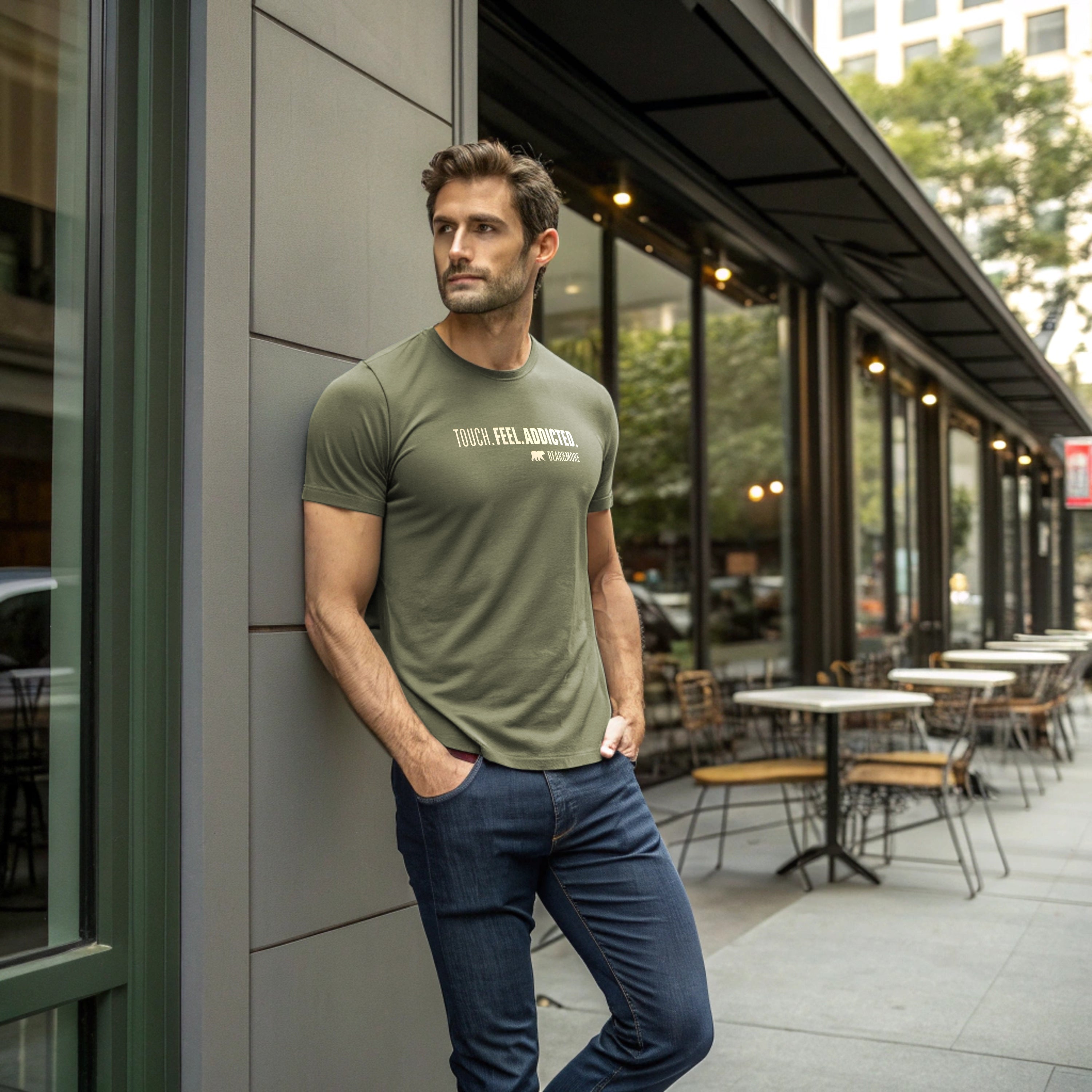 Touch. Feel. Addicted. Expression T-Shirt