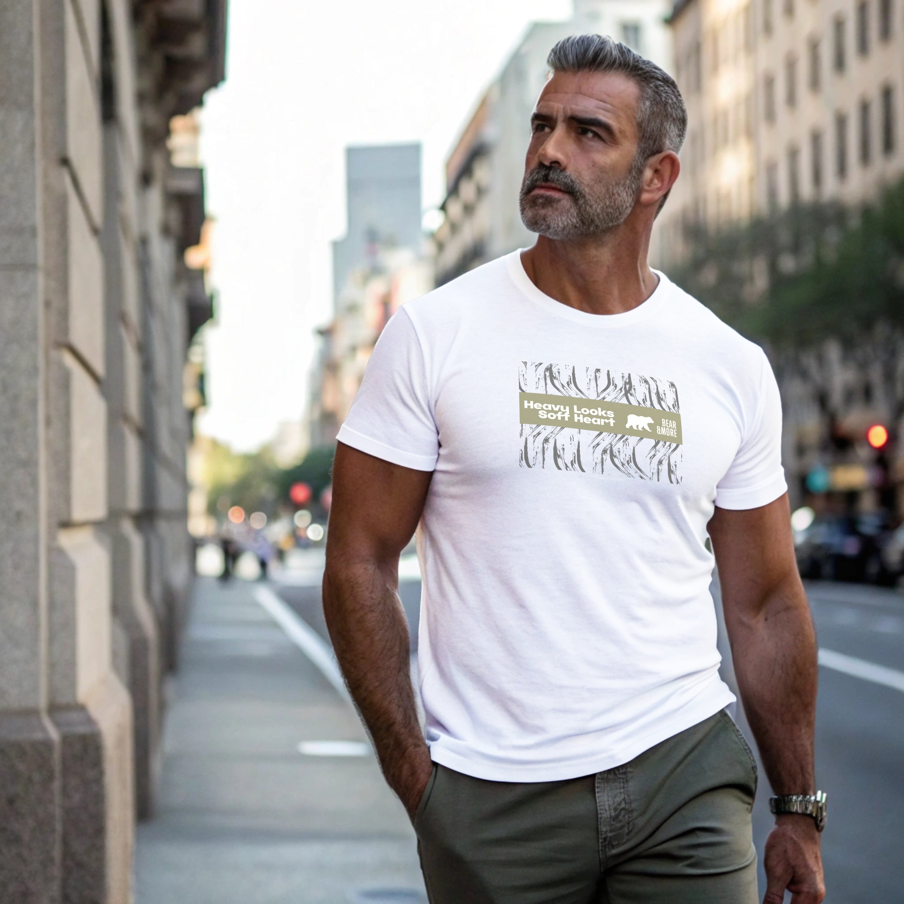 Heavy Looks, Soft Heart. Expression T-Shirt