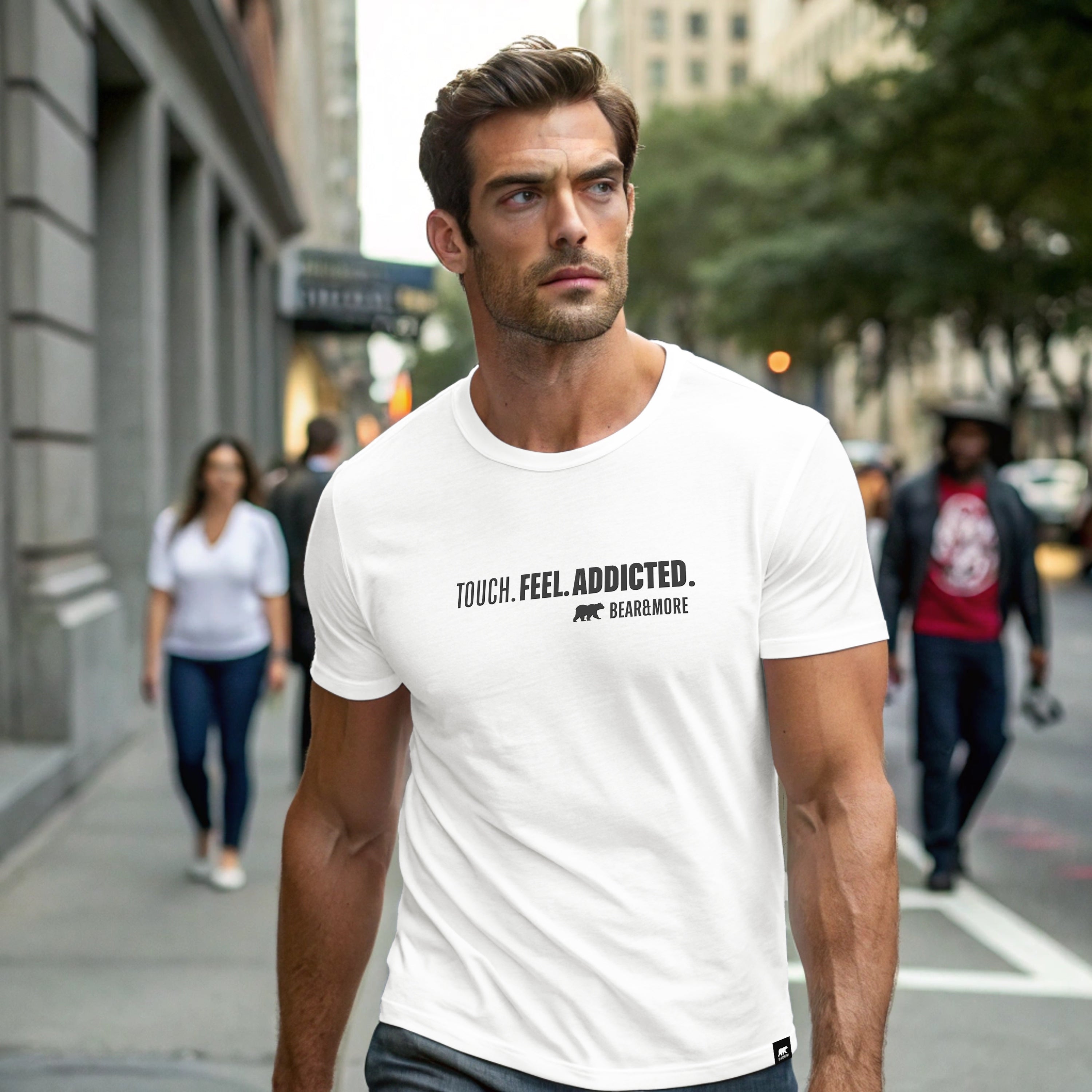 Touch. Feel. Addicted. Expression T-Shirt