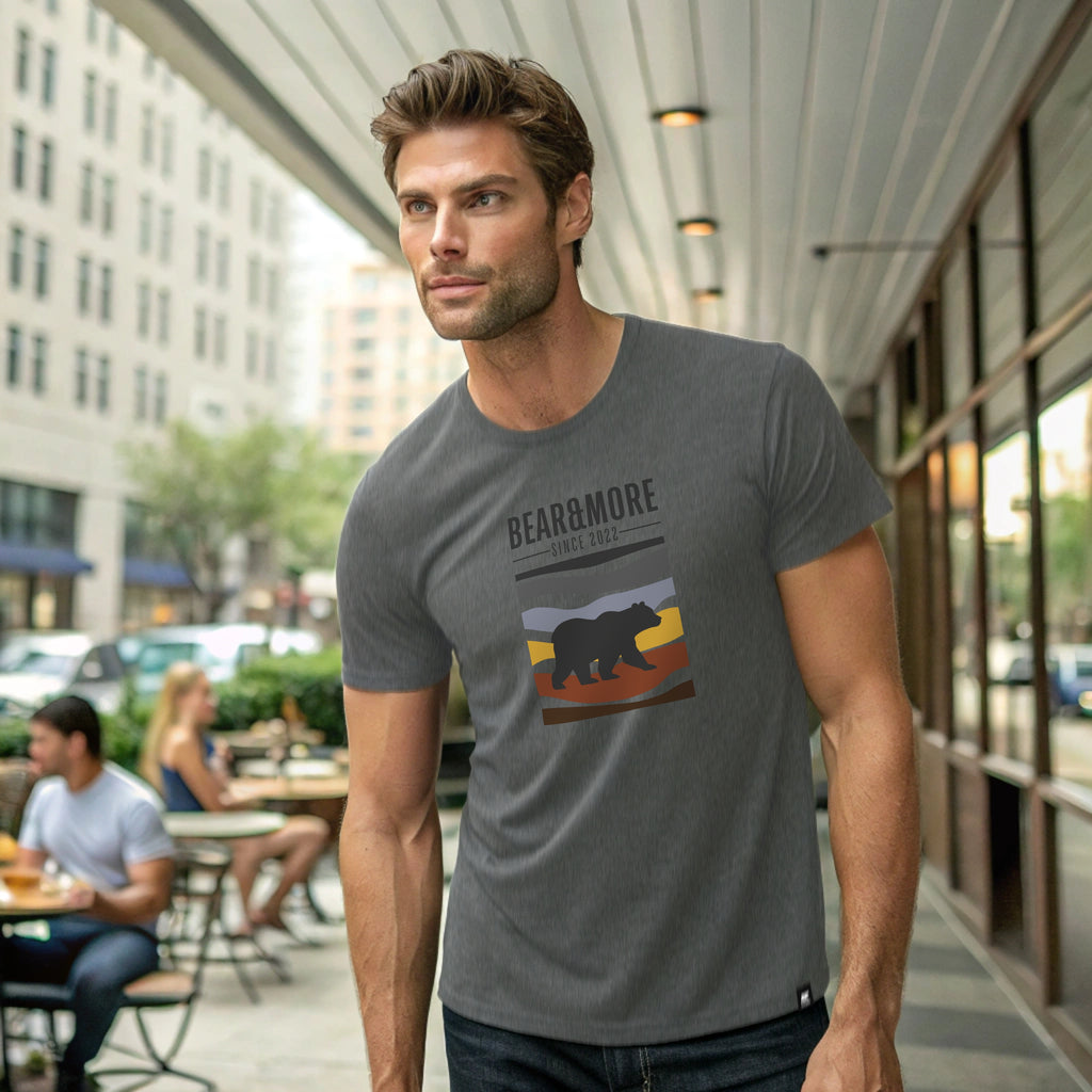 Sabbia Collection Ayılı T-Shirt No4 Gri