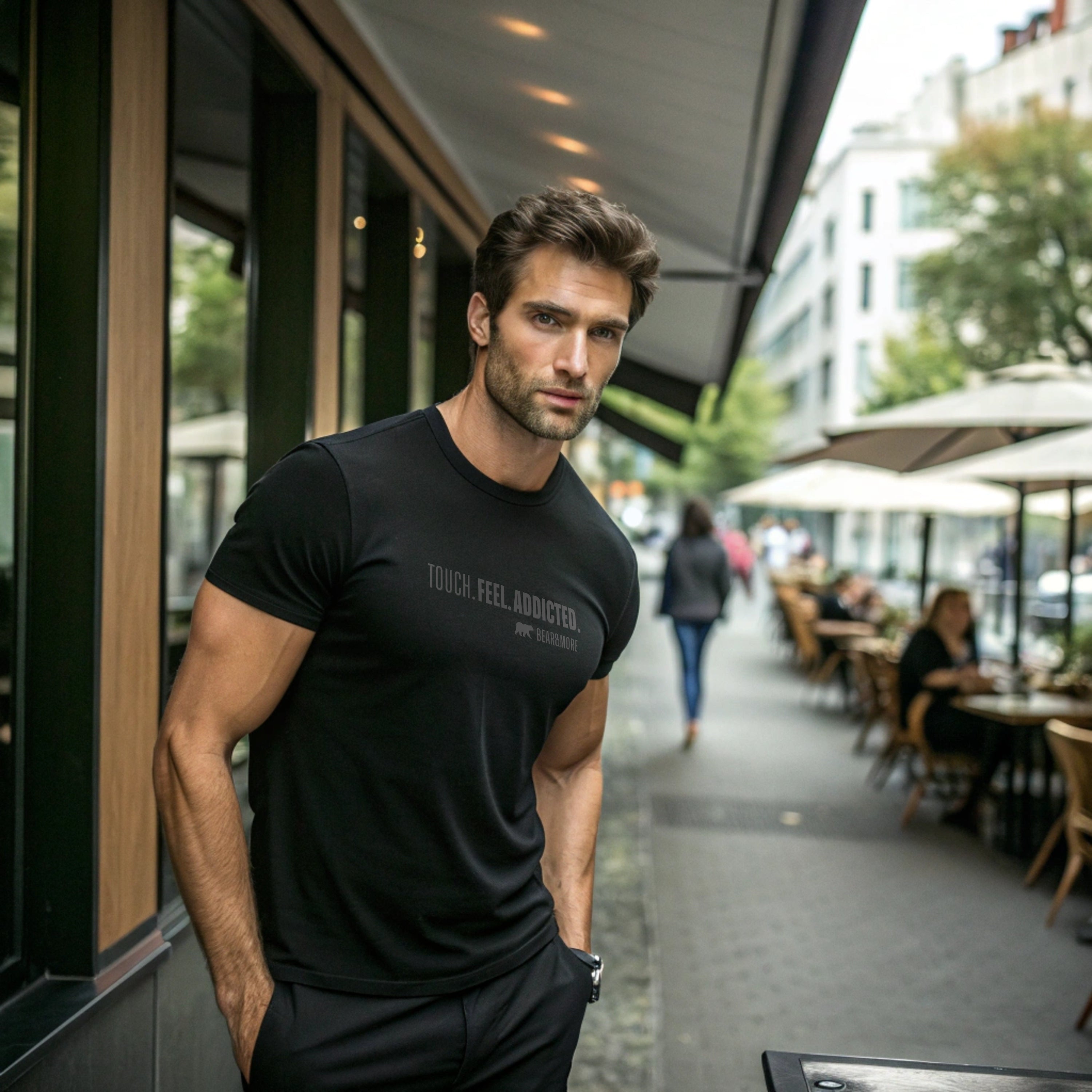 Touch. Feel. Addicted. Expression T-Shirt